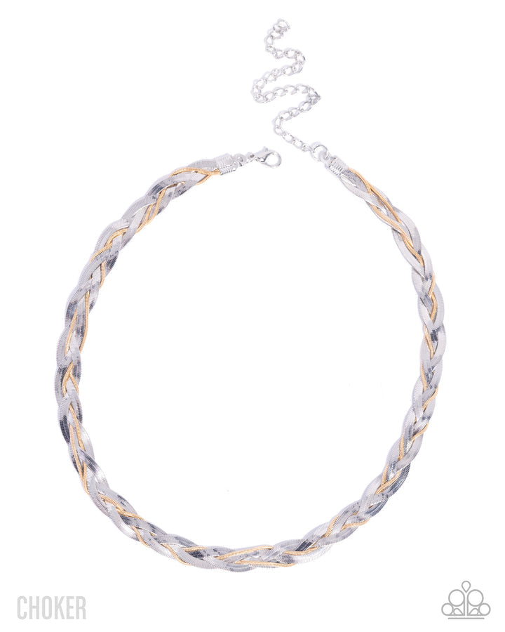 Braided Boundary - Multi Choker Necklace