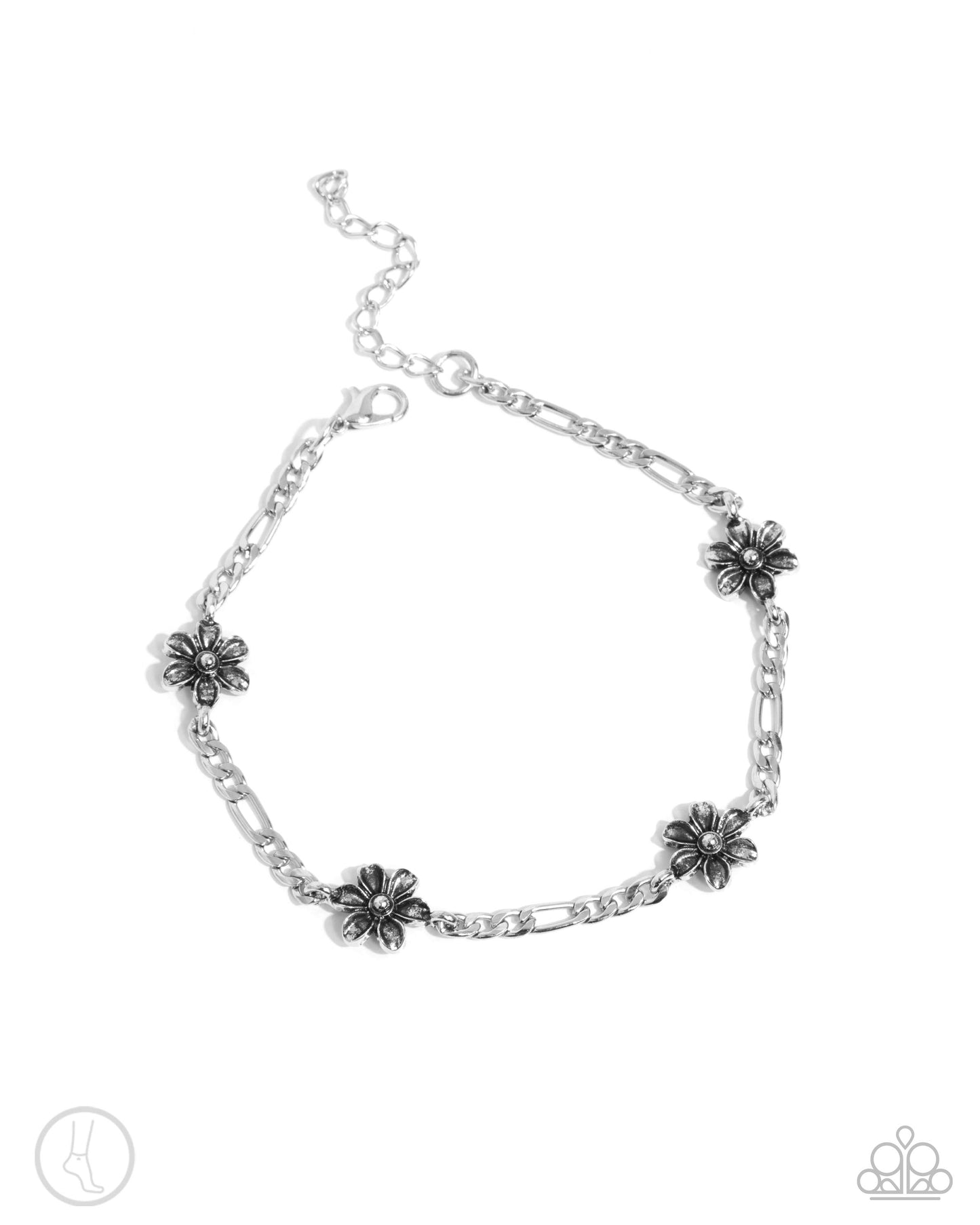 Gardening Gusto - Silver Anklet