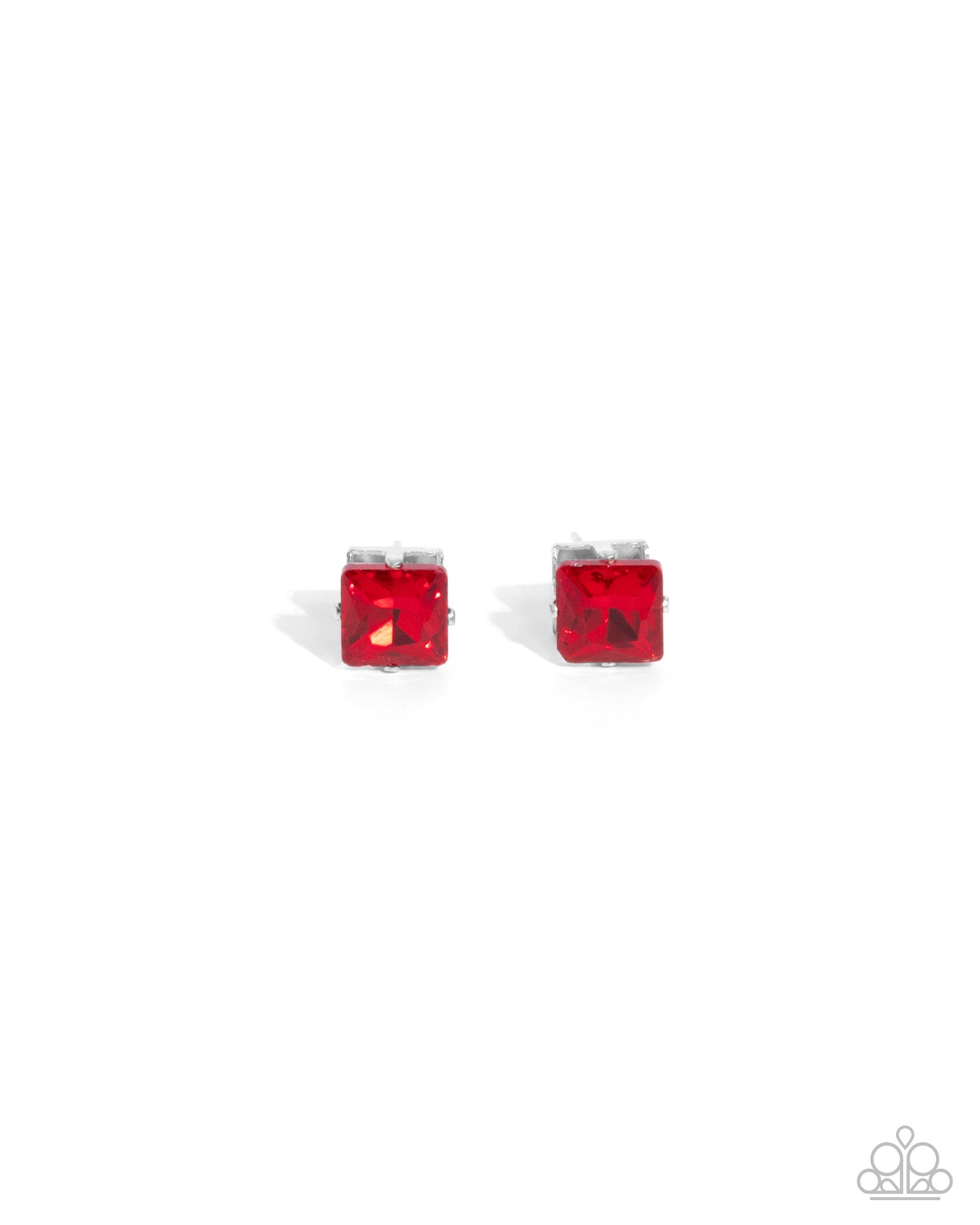 Squared Soprano - Red Earring