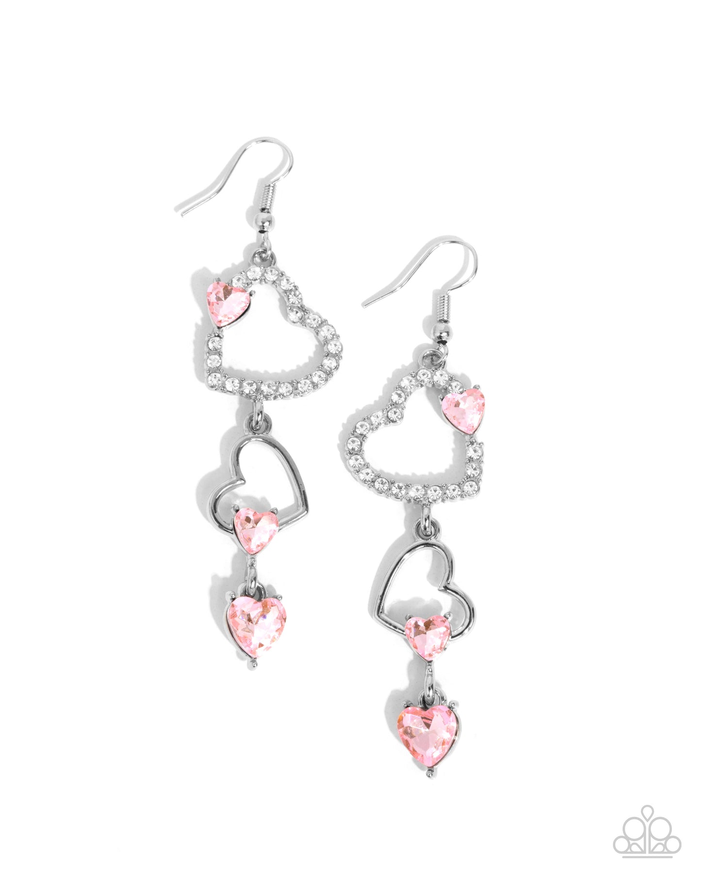 Courting Cascade - Pink Earring
