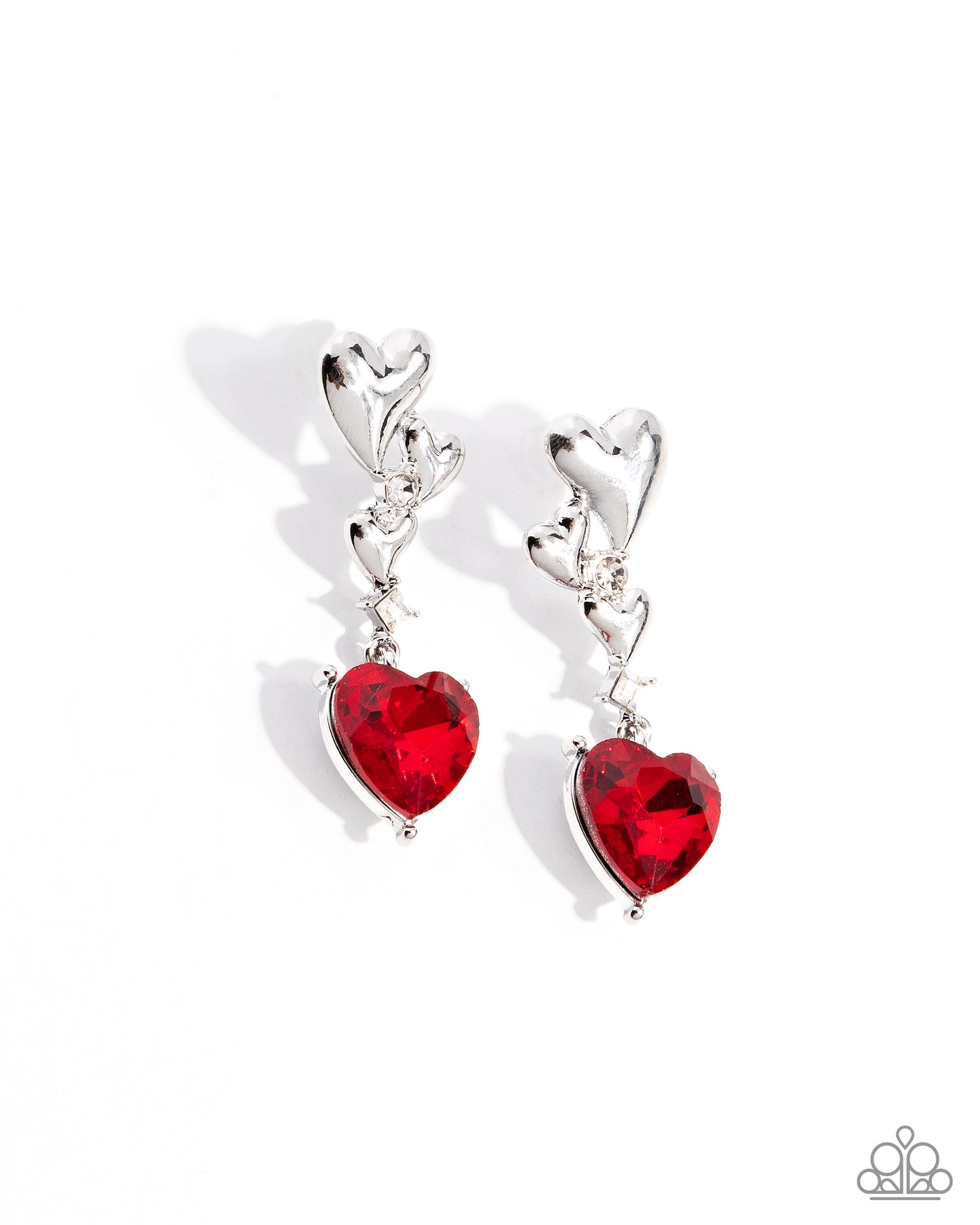 Valentines Vaudeville - Red Earring