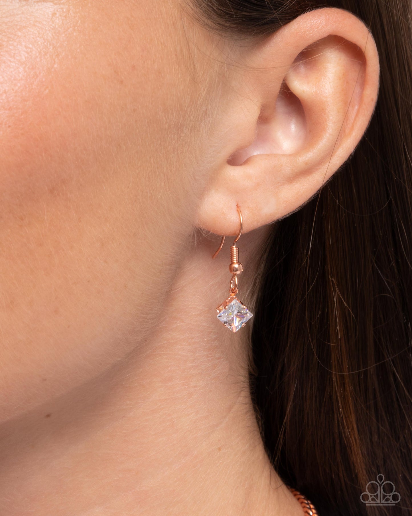 Seeking Out Squares - Copper Necklace