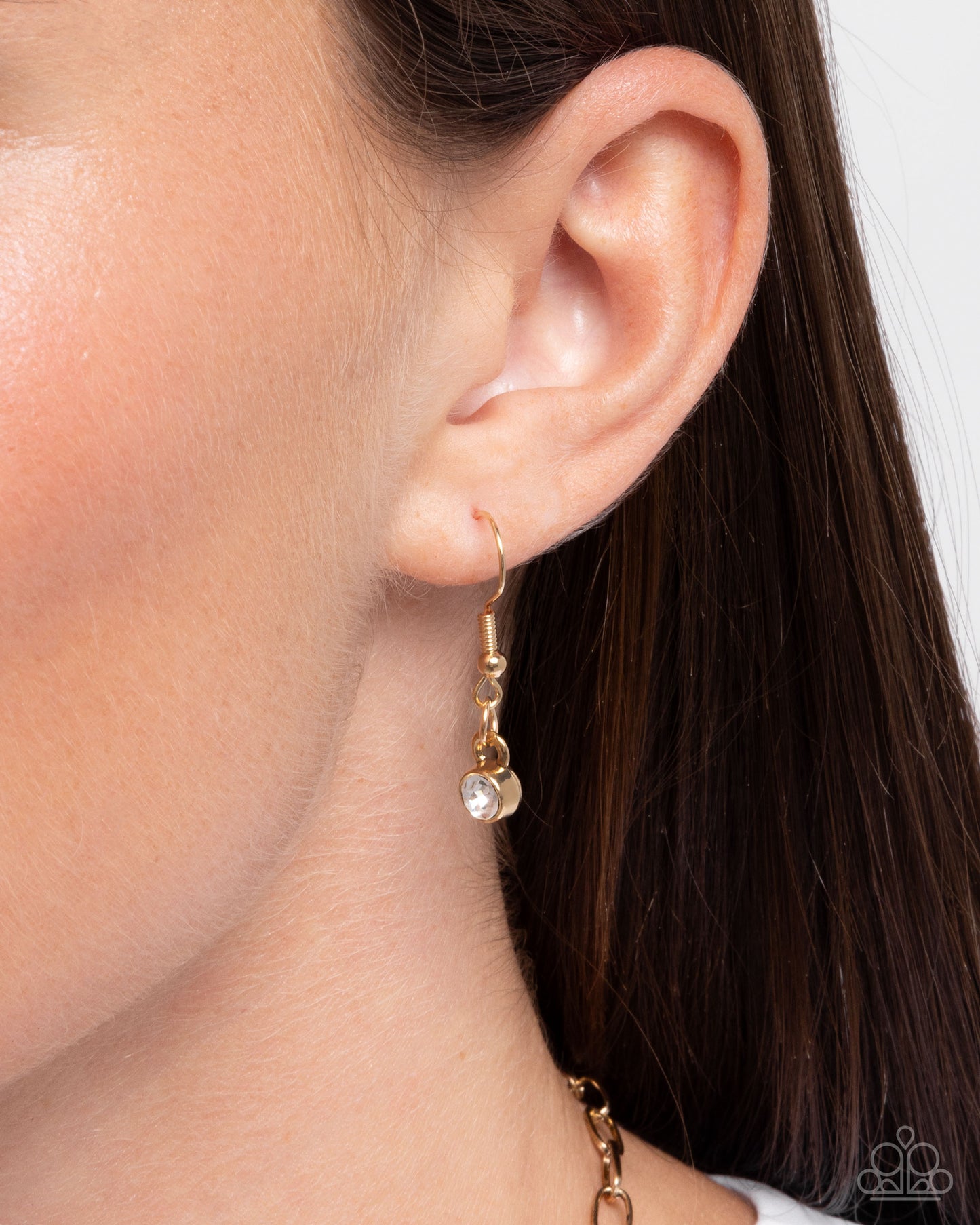 Focused Affection - Gold Neckline