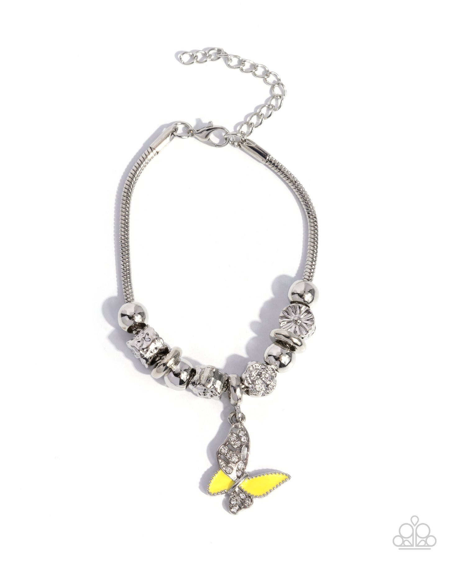 Luminescent Landing - Yellow Bracelet