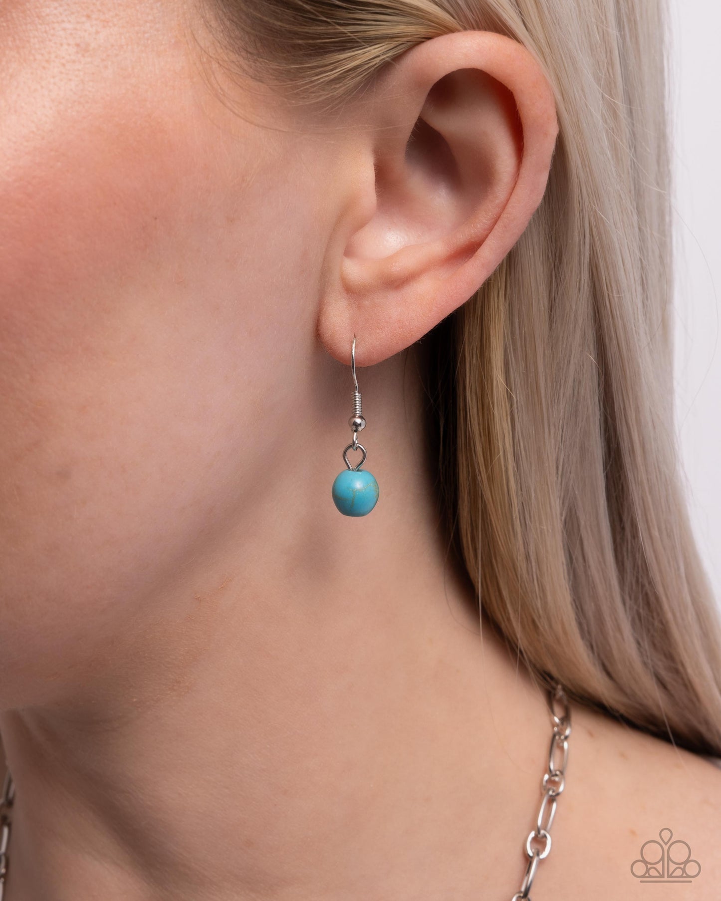 Stony Strength - Blue Necklace