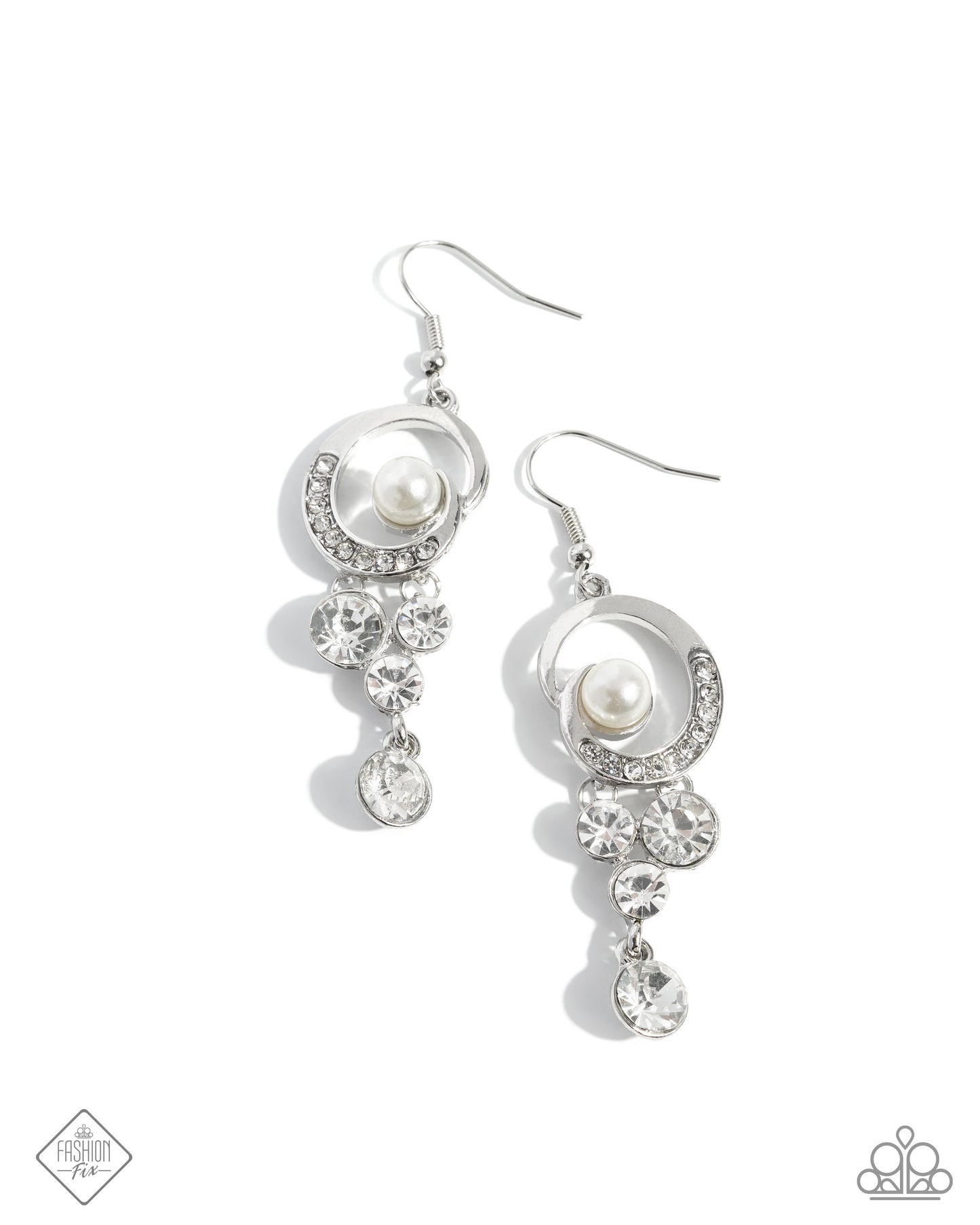Perfect Paradigm - White Earring