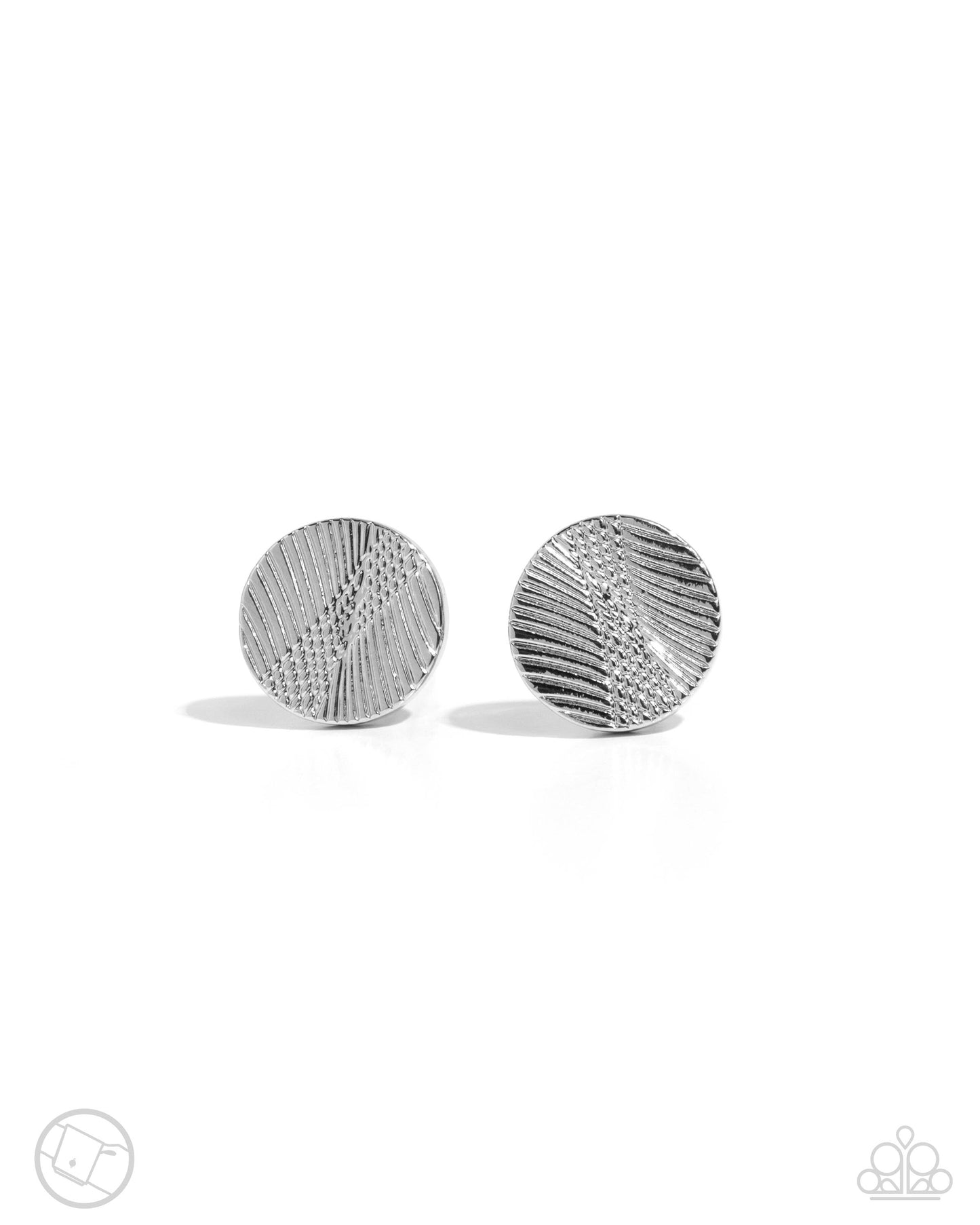 Monochromatic Modern - Silver Cuff Links