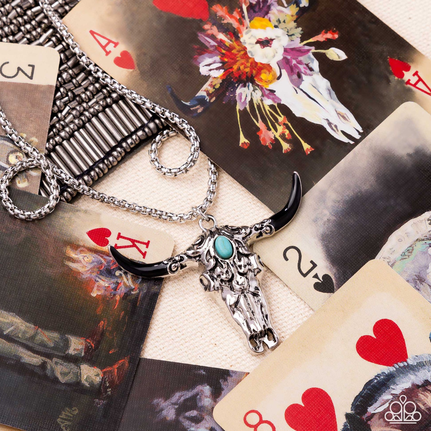 Longhorn Legacy - Black Necklace