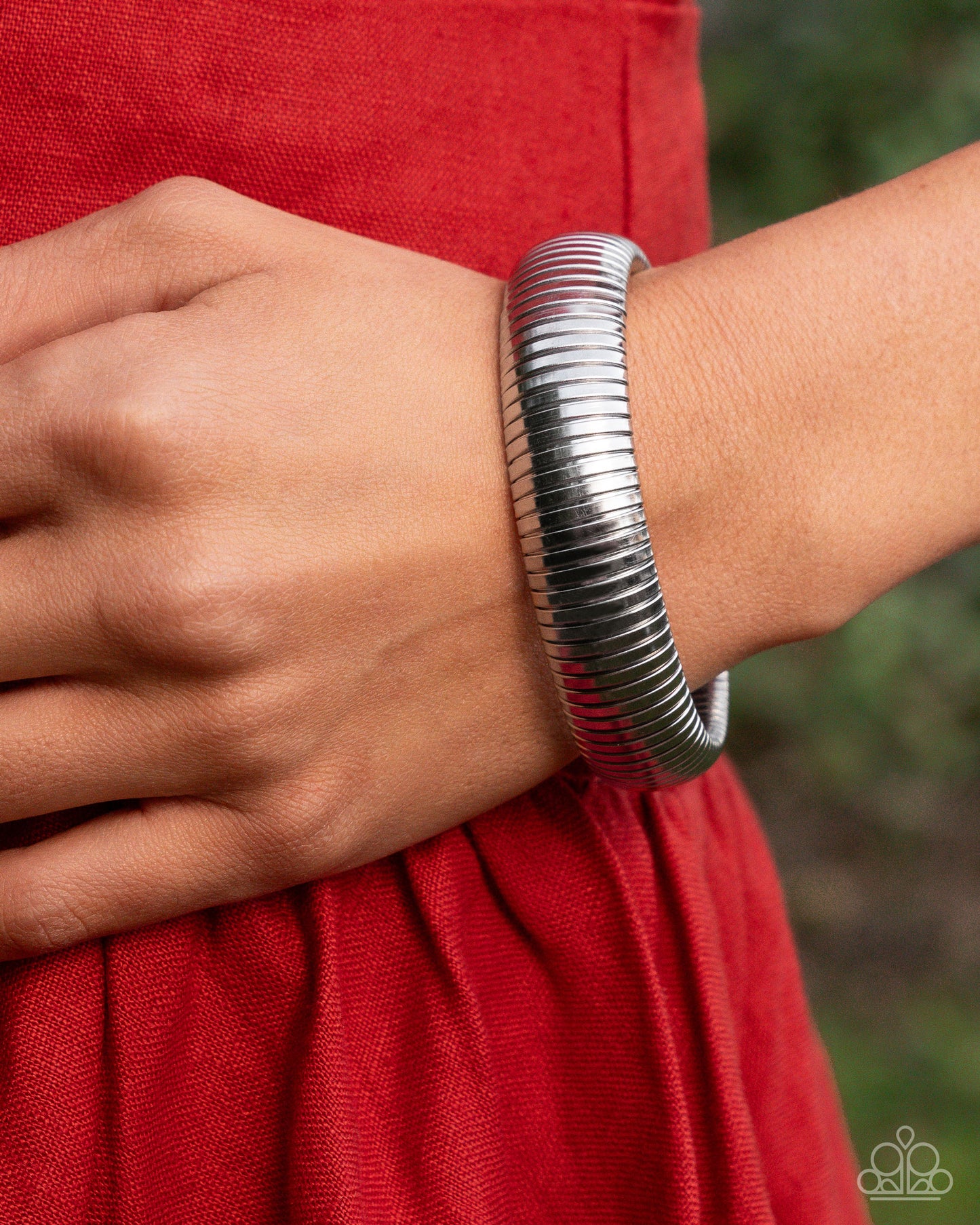 Flashy Fringe - Silver Bracelet
