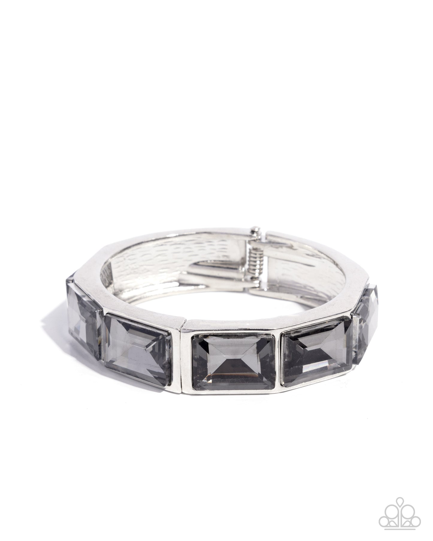 Faceted Freestyle - Silver Bracelet