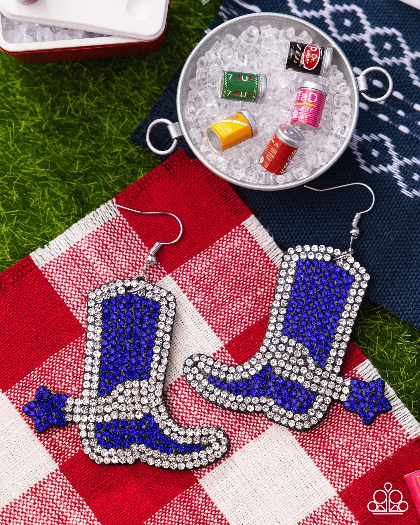 Benevolent Boot - Blue Earring