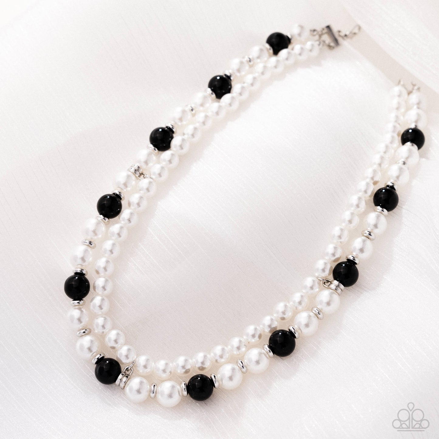 Pearl Pageantry - Black Necklace