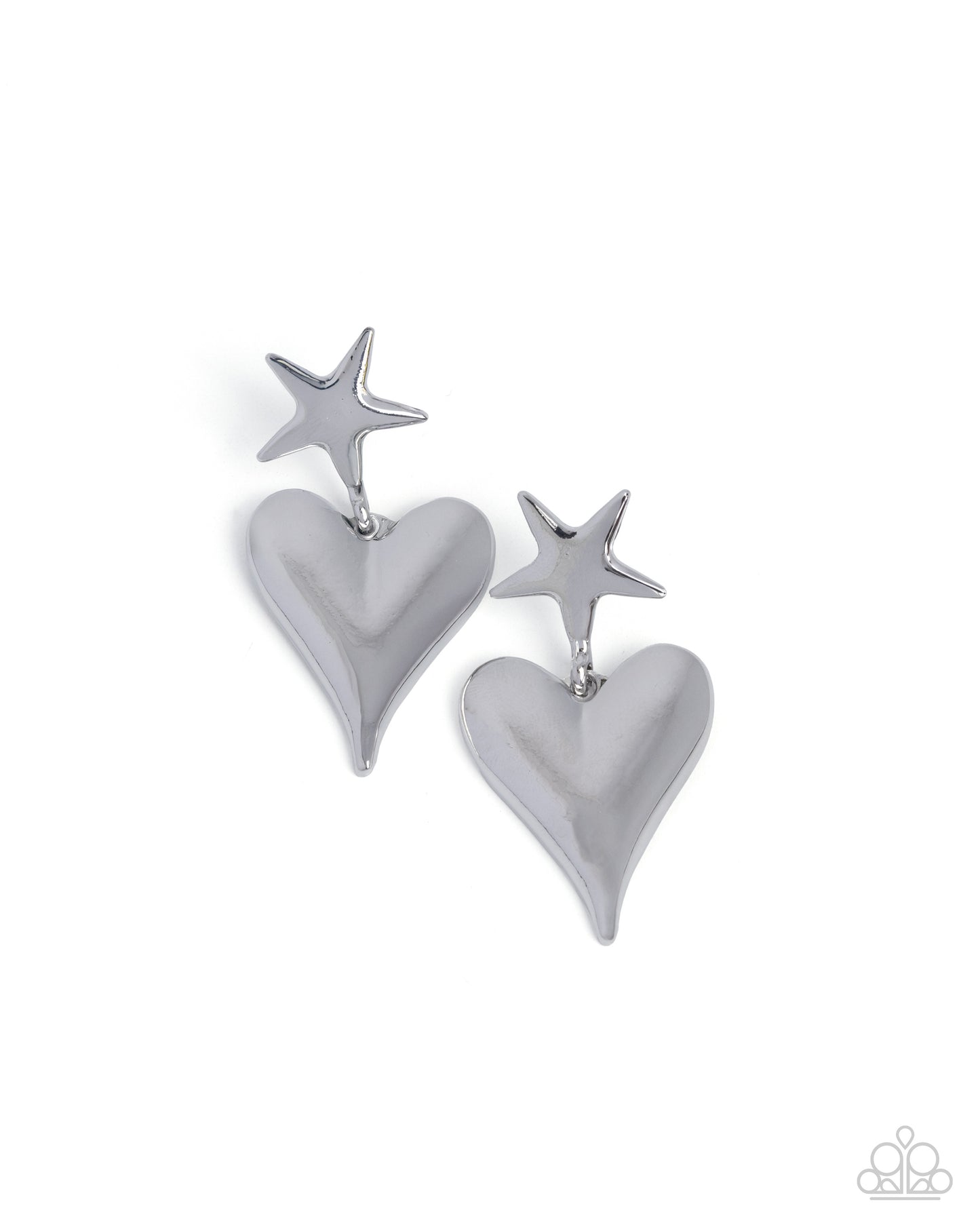 Dynamic Disposition - Silver Earring