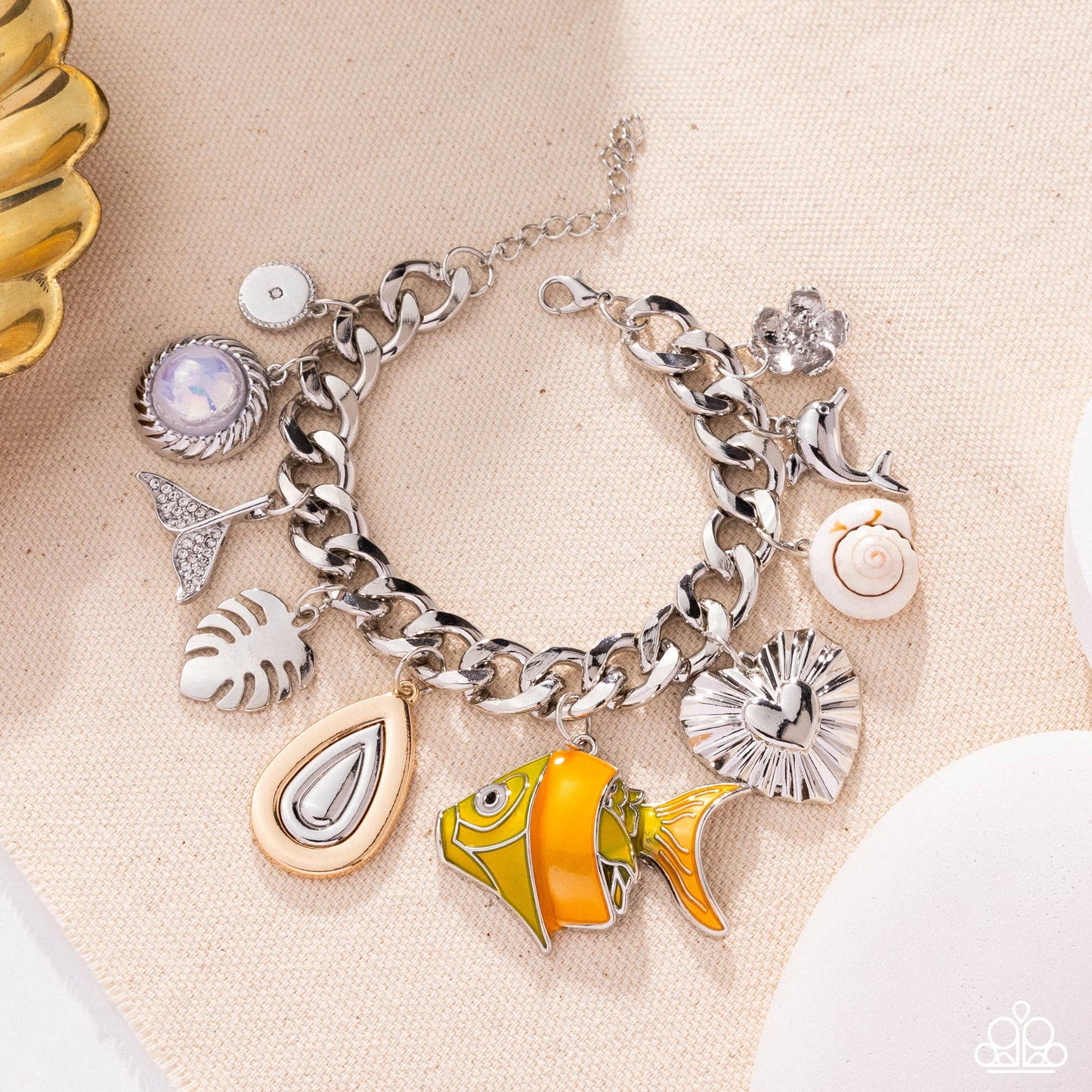 Fish Frenzy - Orange Bracelet