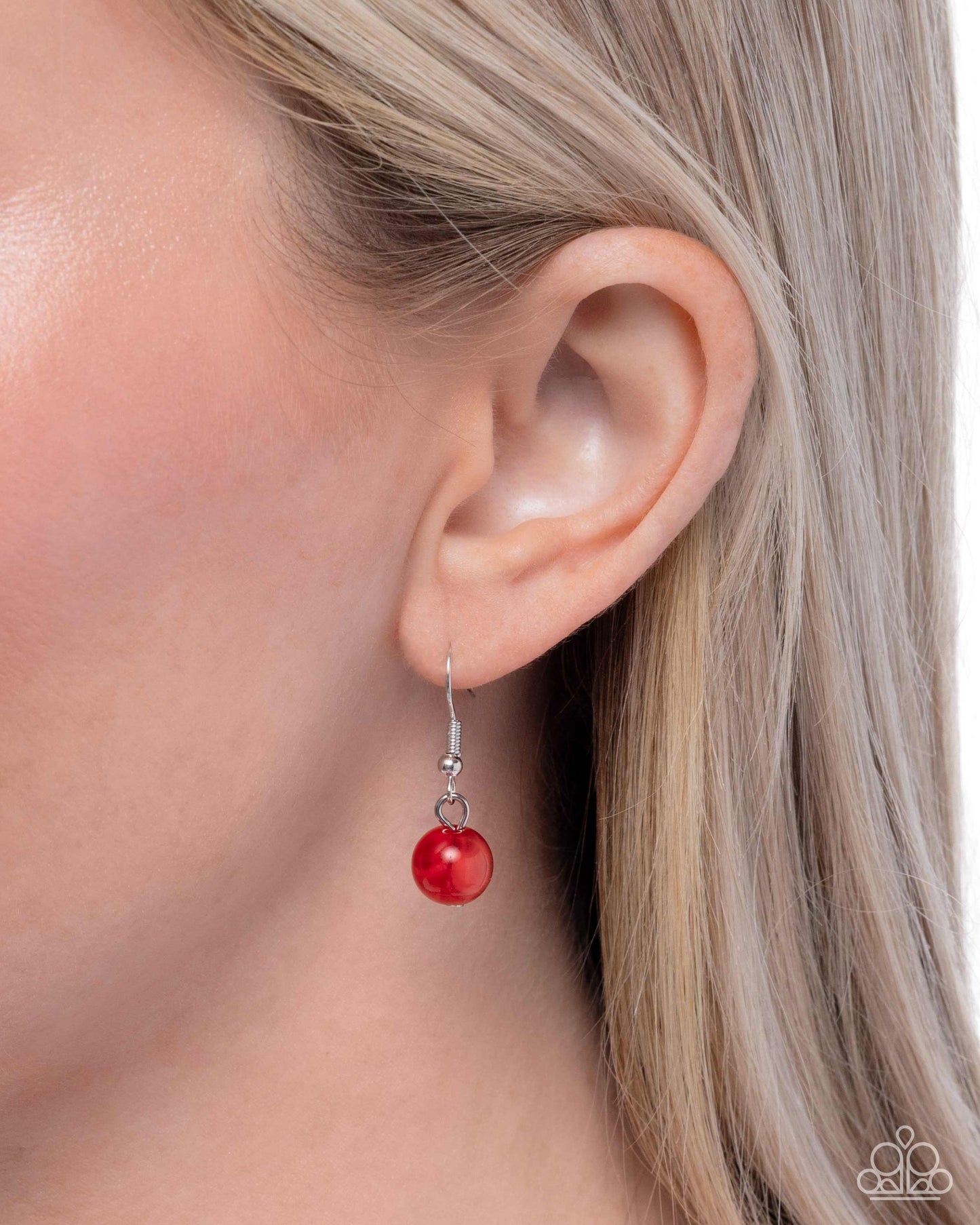 Satisfying Swirls - Red Necklace