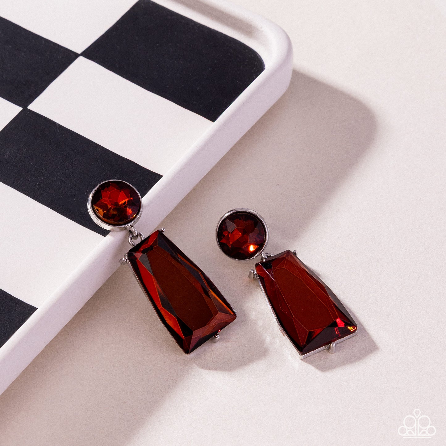 Carefree Character - Brown Earring