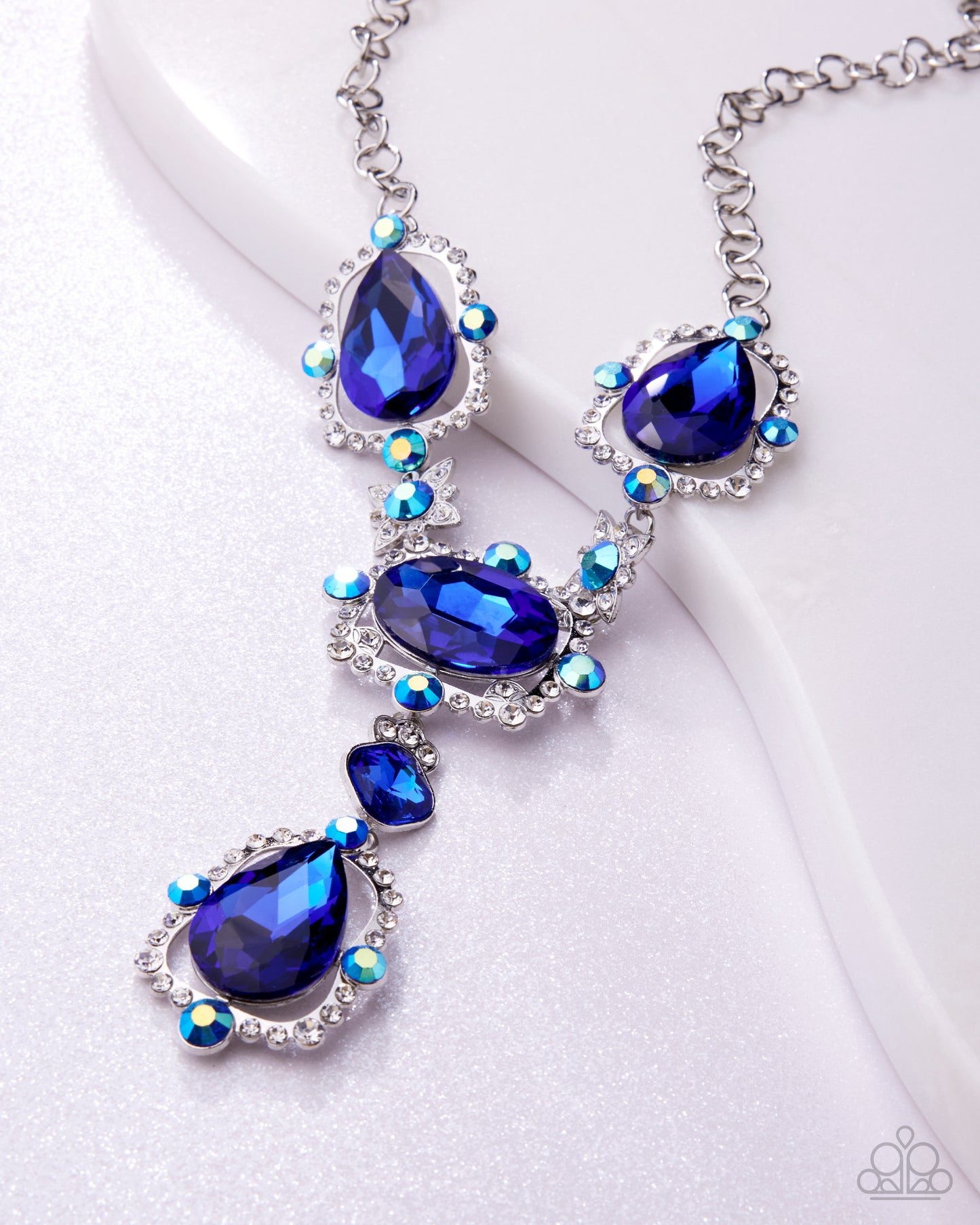 Fancy Formula - Blue Necklace