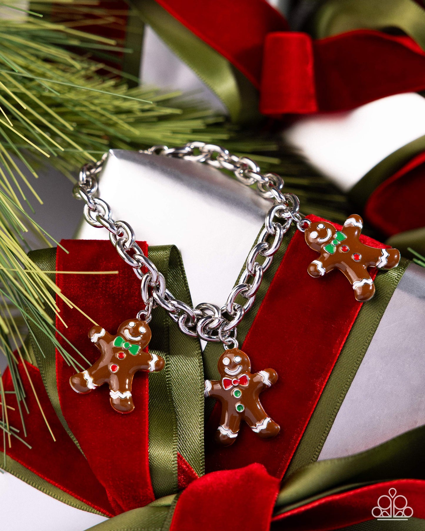 Gingerbread Glitz - Brown Bracelet