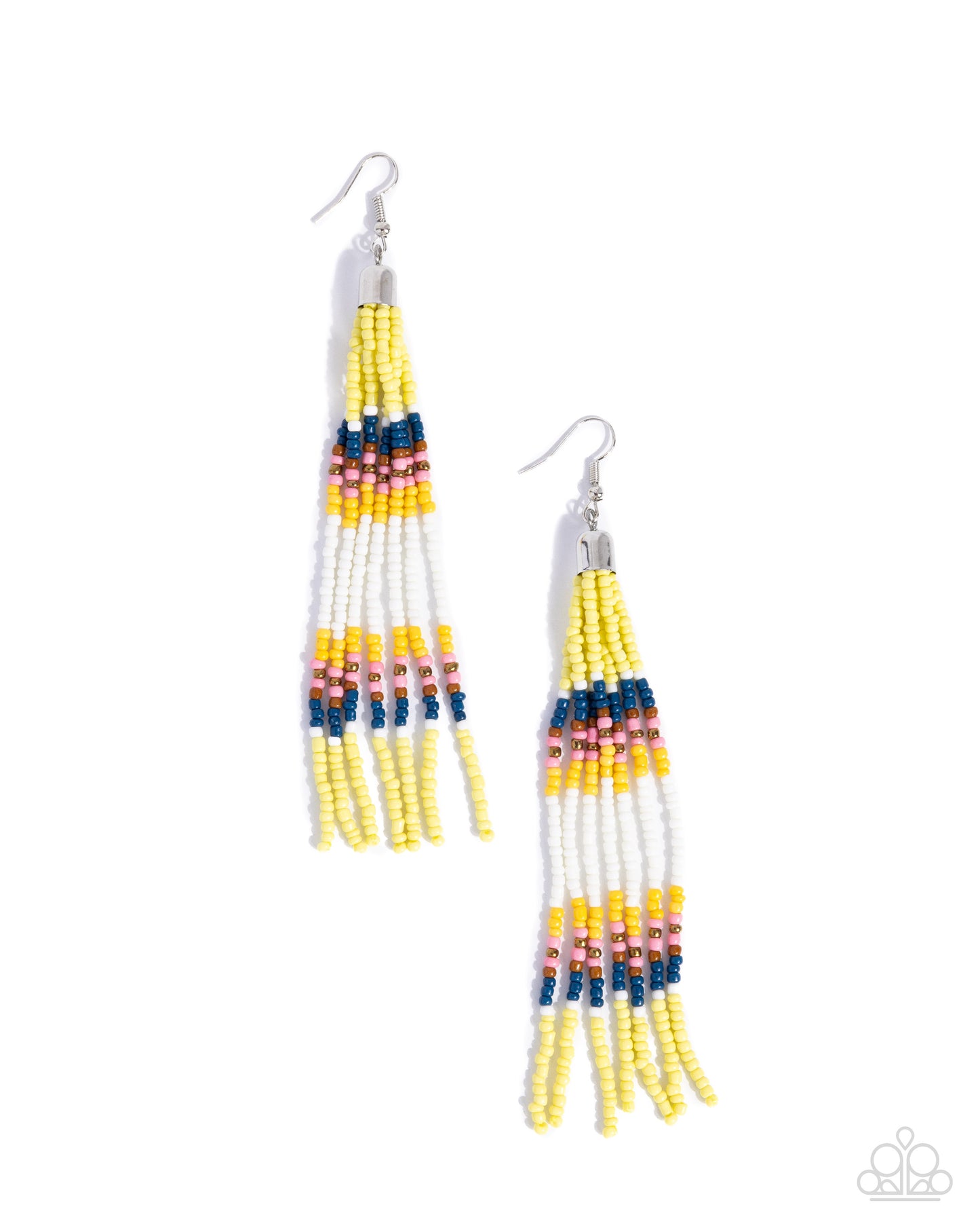 Stunning Strands - Yellow Earrings