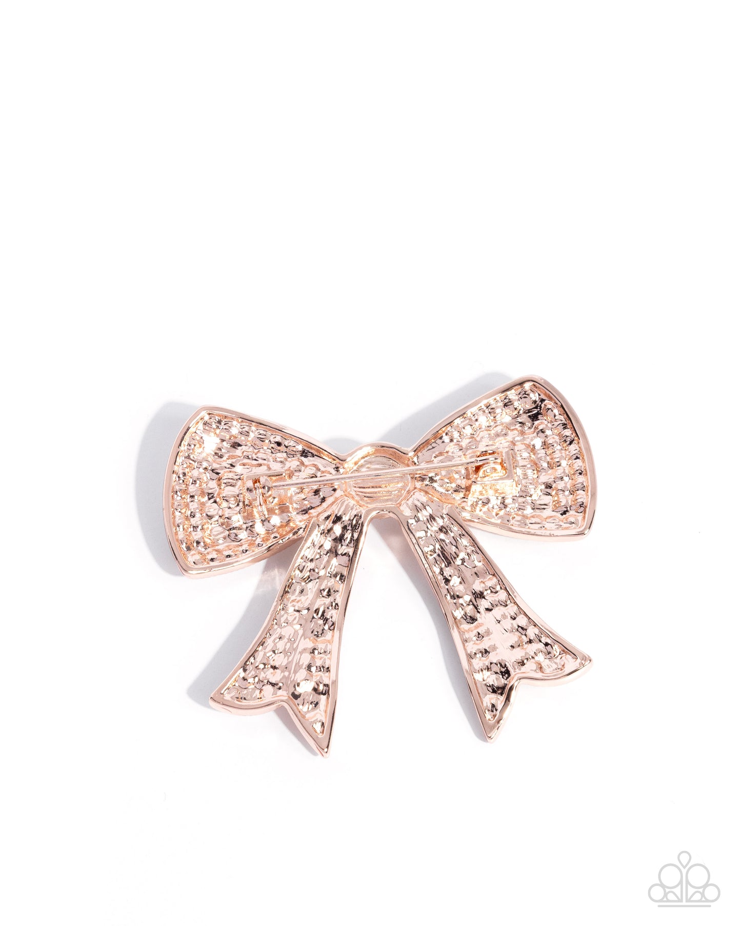 Bow Bravado - Rose Gold Brooch