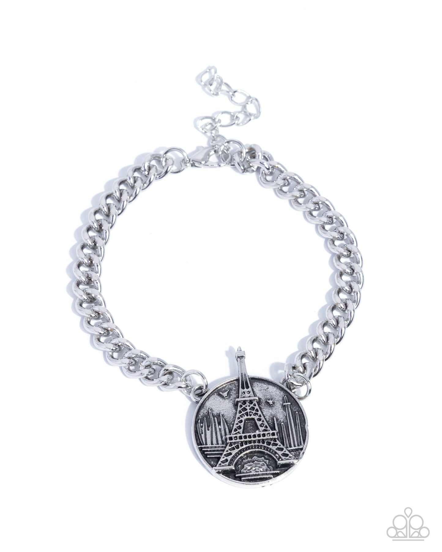 Eiffel Tower Effect - Silver Bracelet