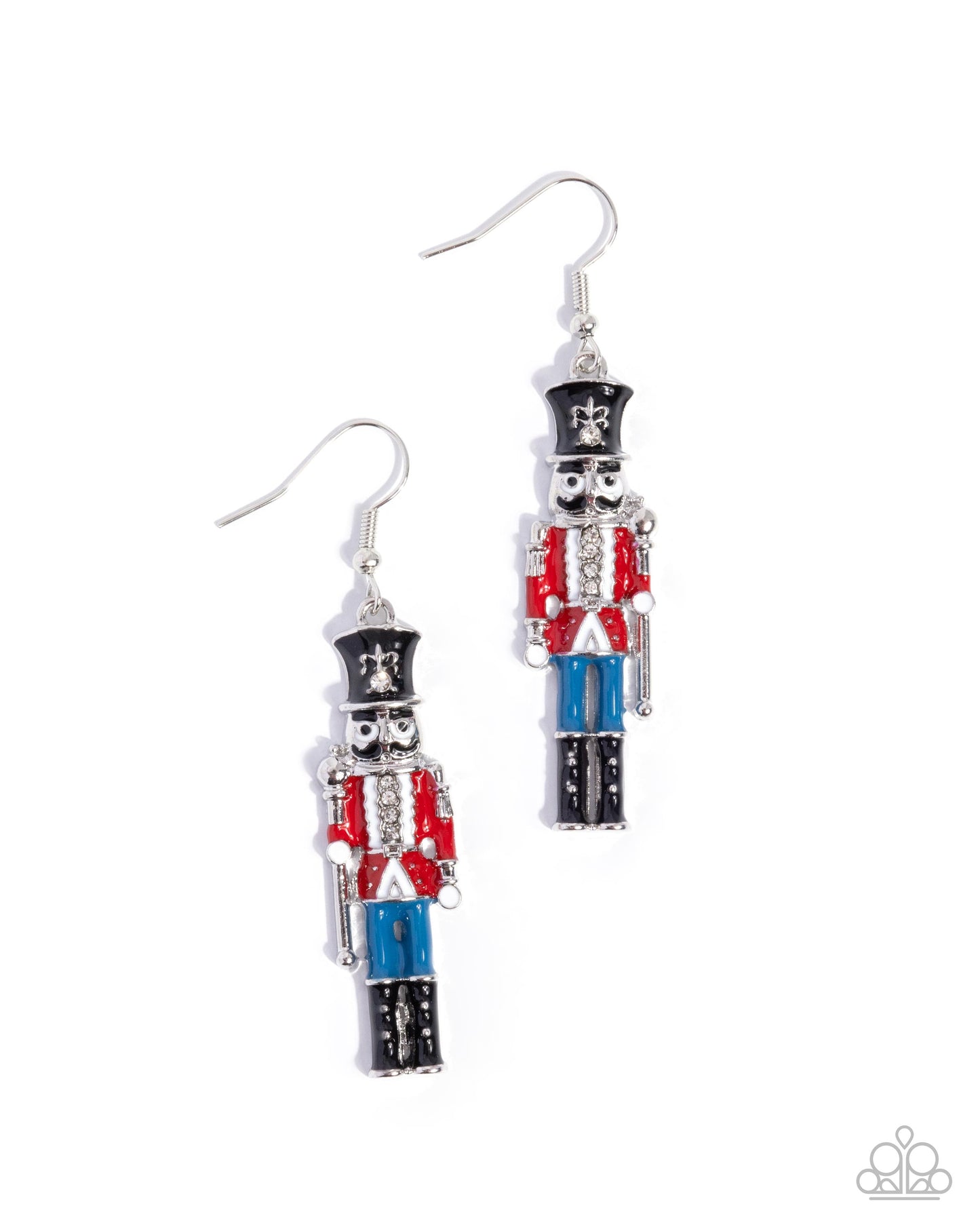 Nutcracker Nuance - Red Earring