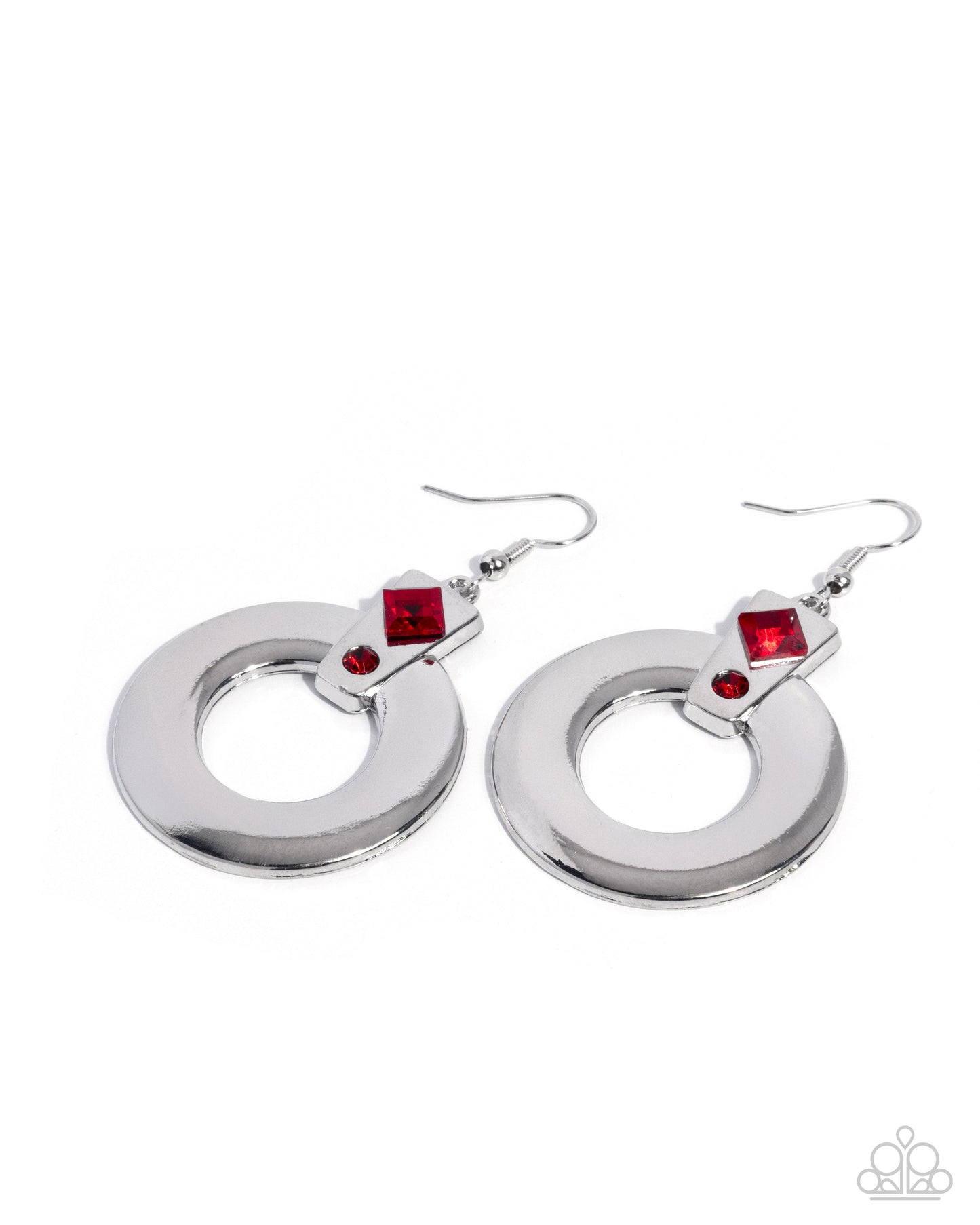 Dedicated Delight - Red Earrings