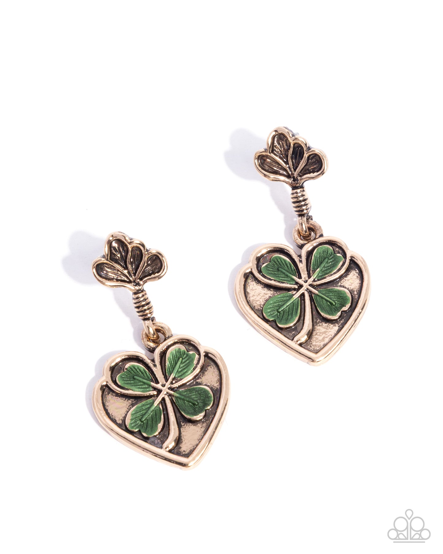 Confident Clover - Green Earring