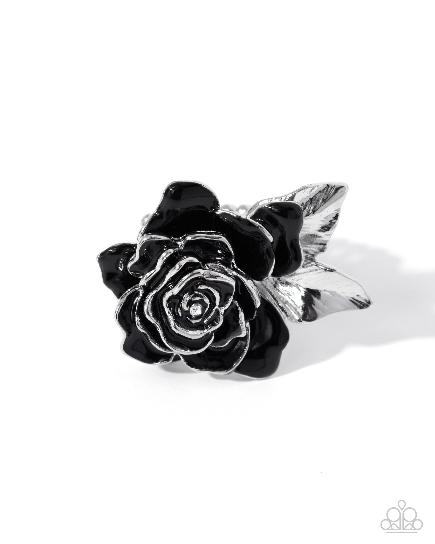 Ready with Roses - Black Ring