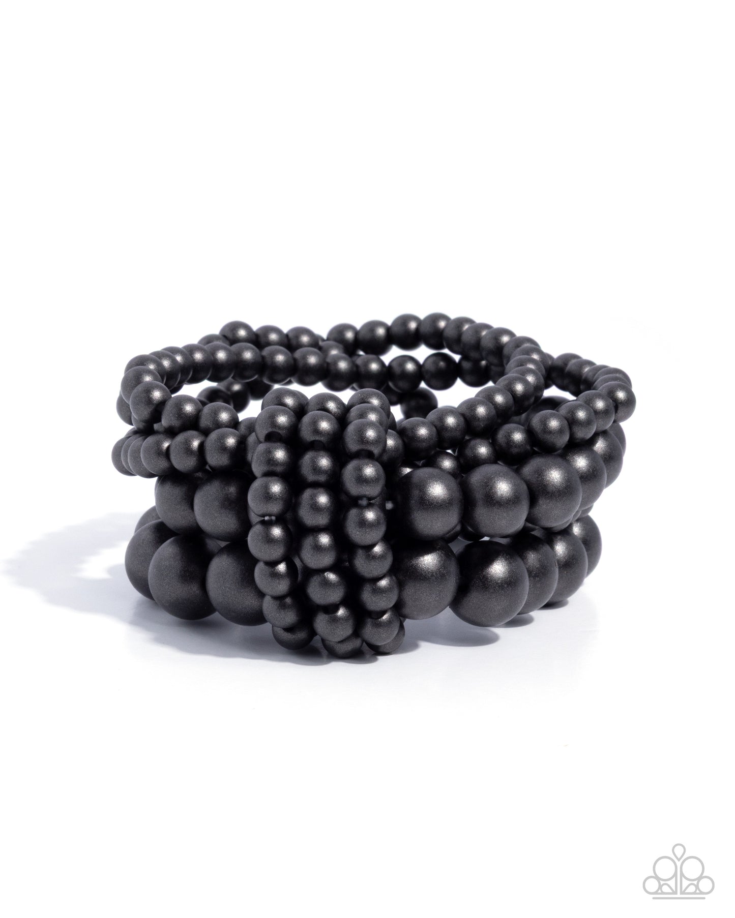 Constant Charm - Black Bracelet