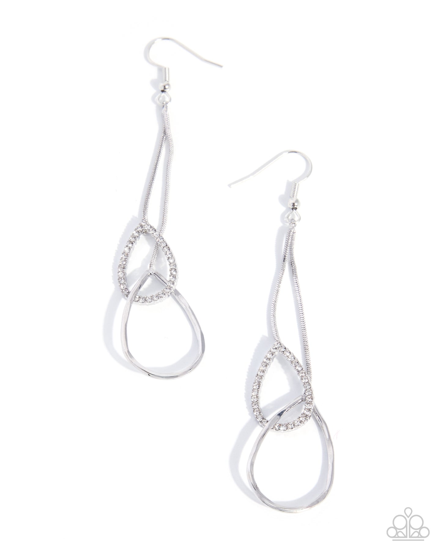 Teardrop Teacher - White Earring