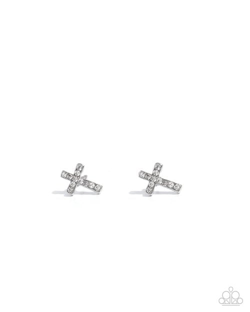 Sacred Shimmer - White Earring