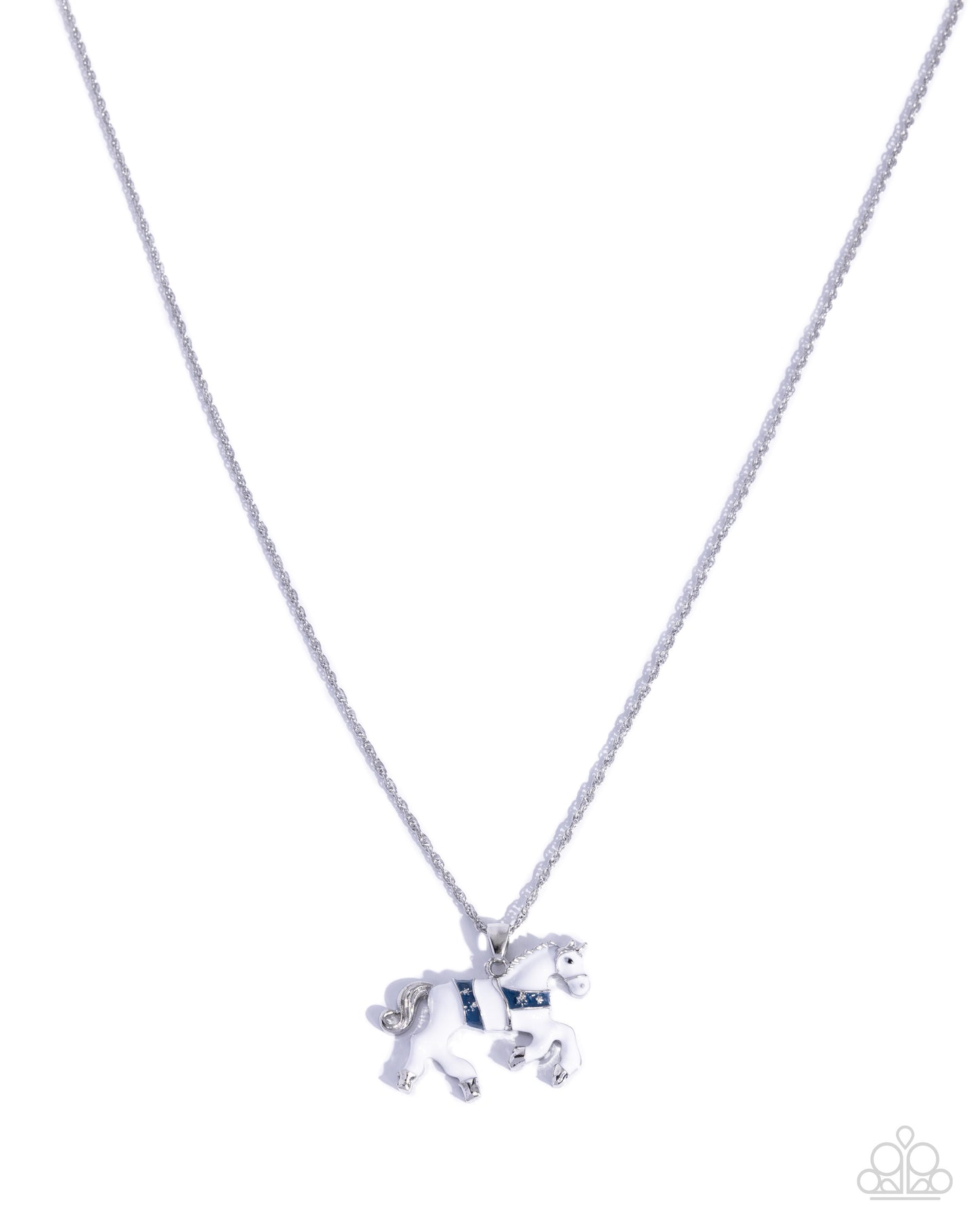 Sleigh Ride - Blue Necklace