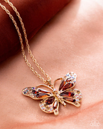 Soaring Shanty - Brown Necklace