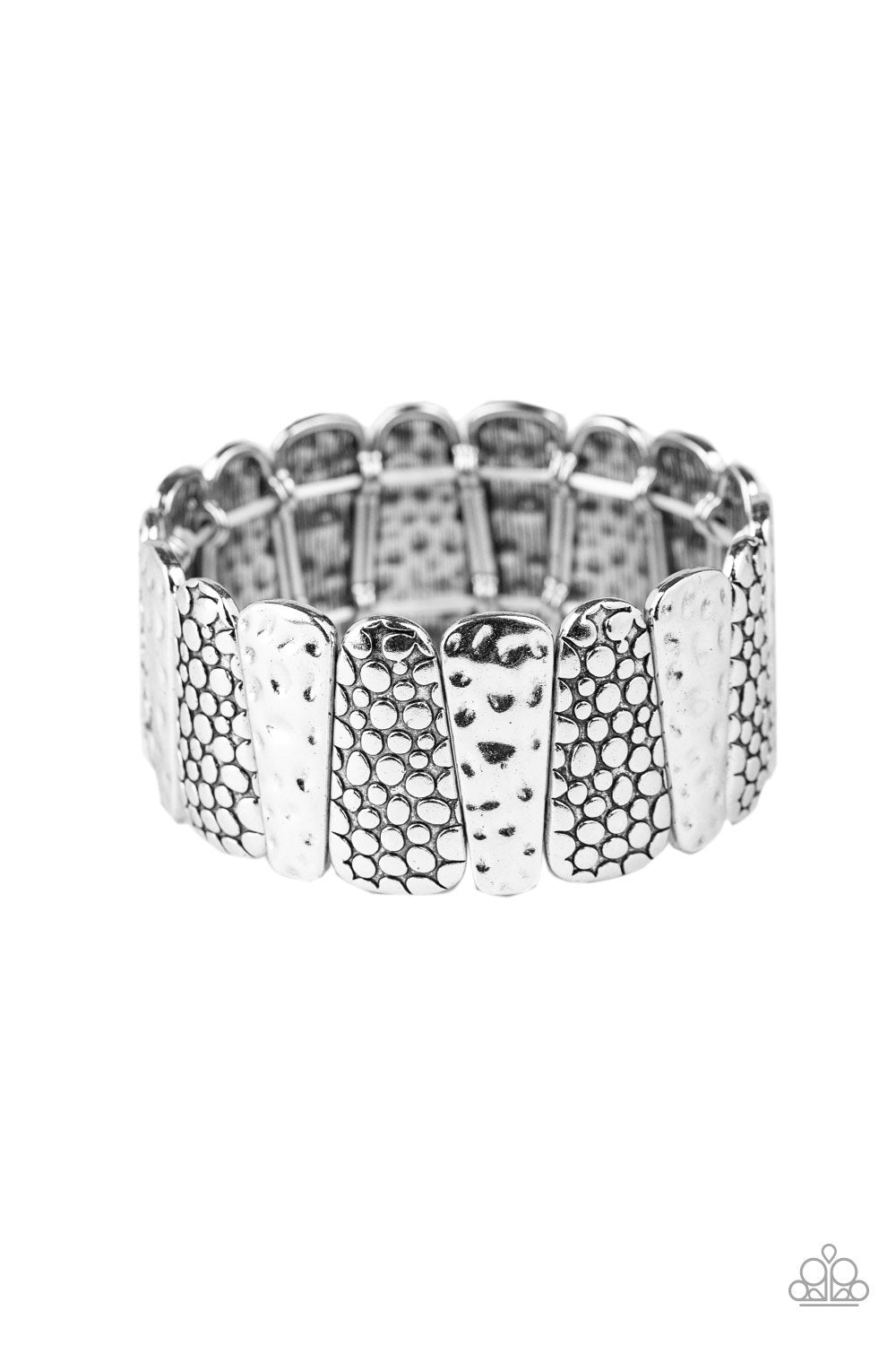 Silver Texture Takedown Bracelet