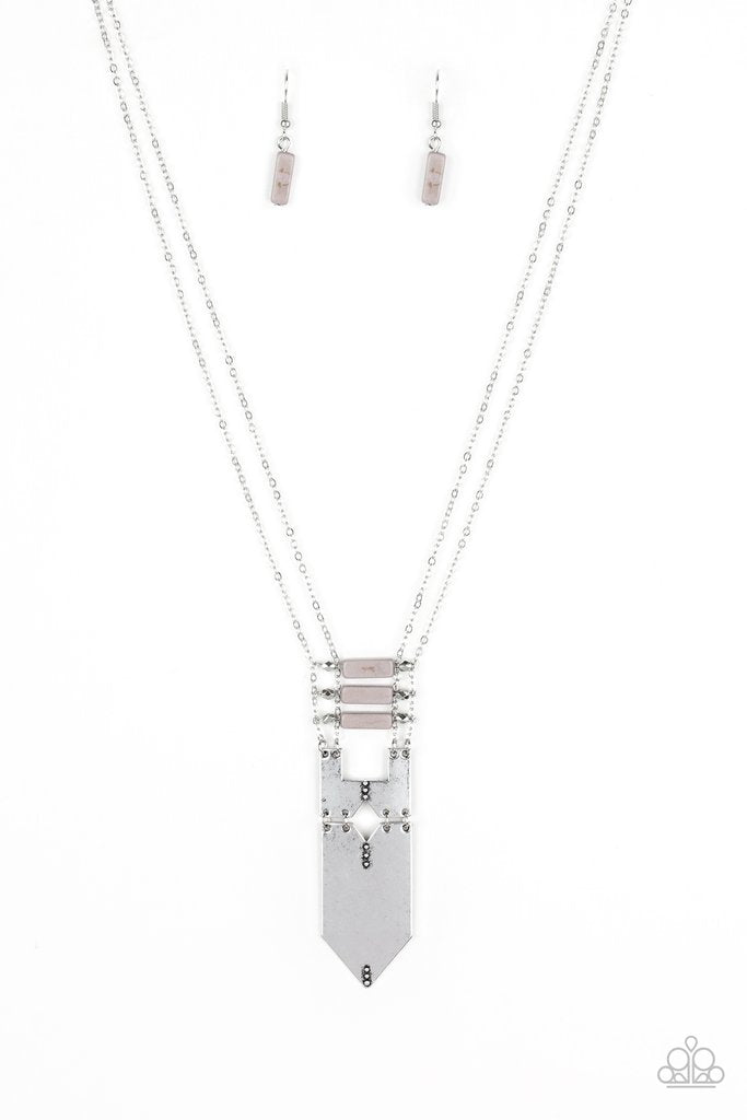 Silver Triassic Era Necklace