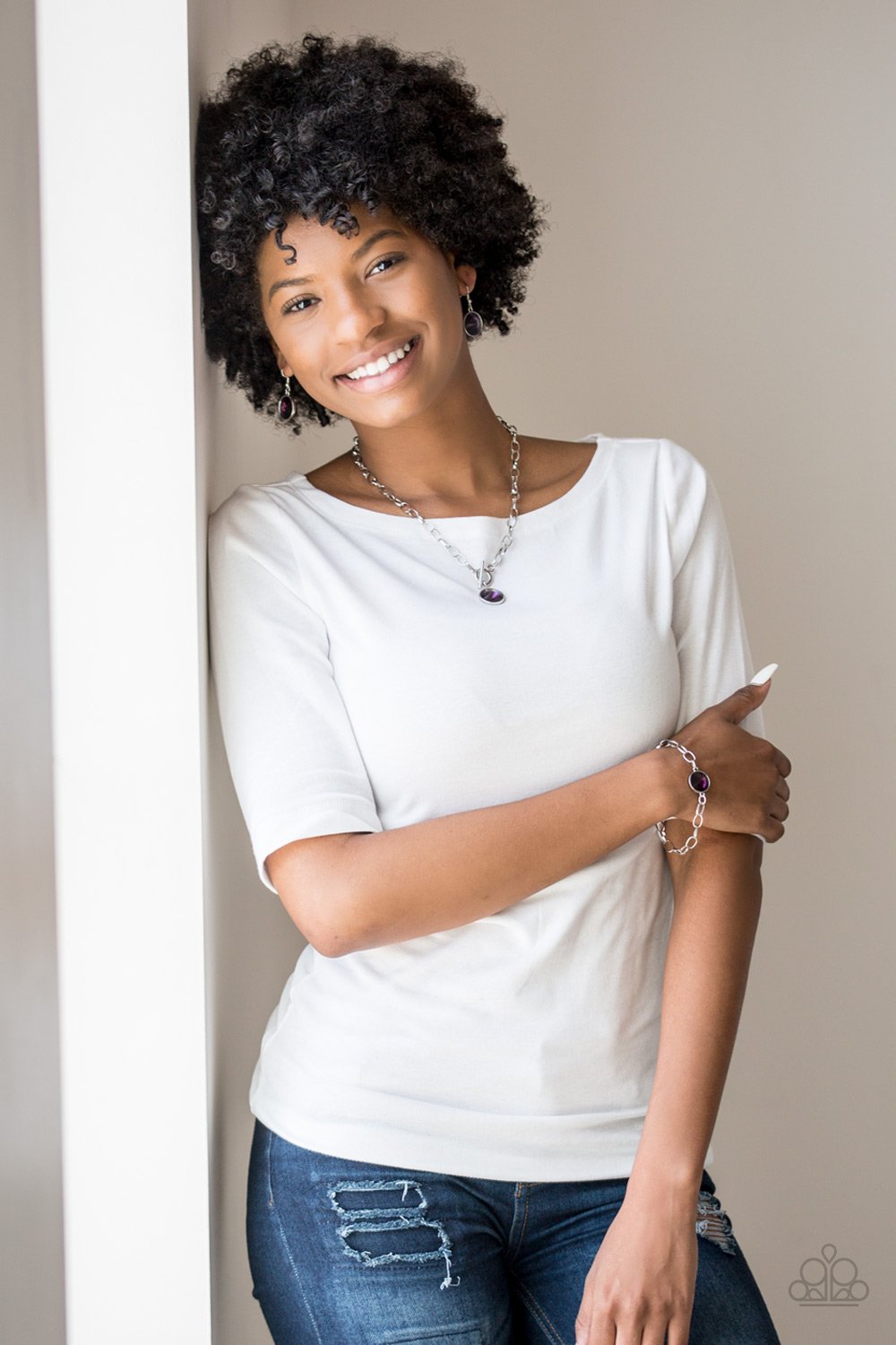 All Aglitter - Purple Bracelet