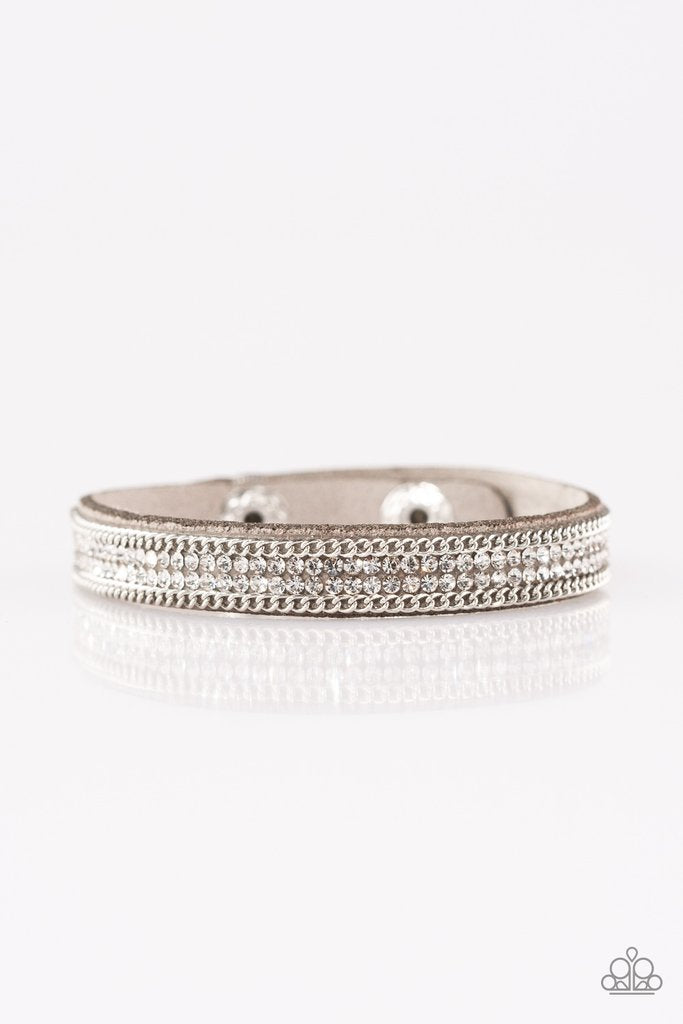 Silver Babe Bling Bracelet