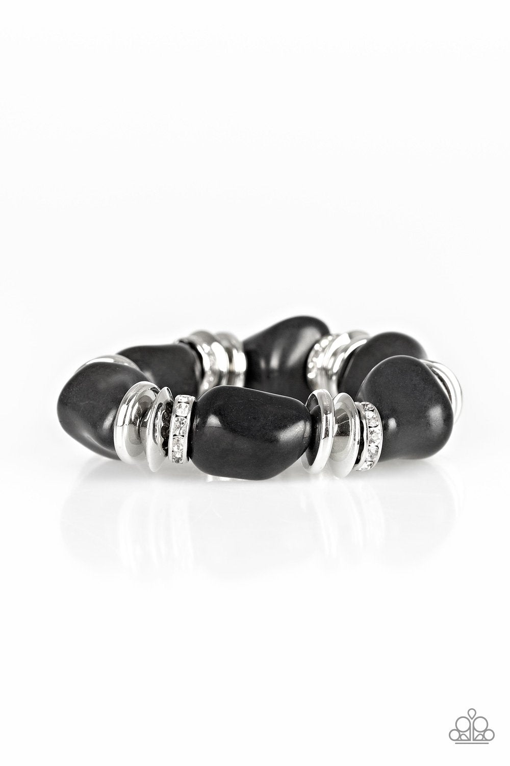 Stone Age Stunner - Black Bracelet