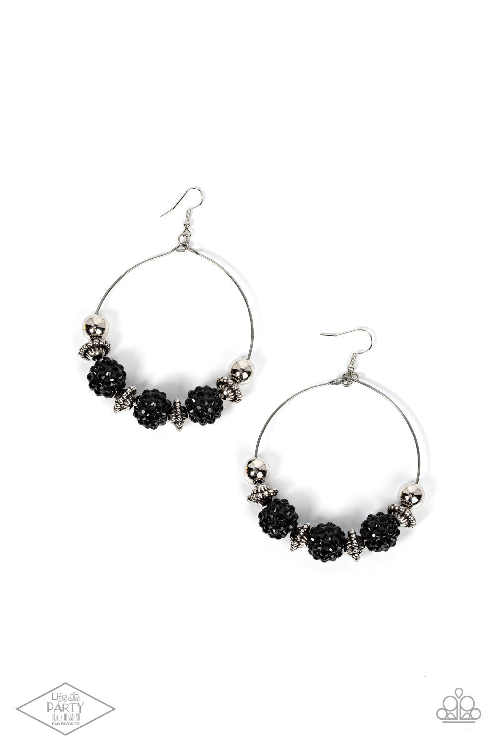 I Can Take a Compliment - Black Earring