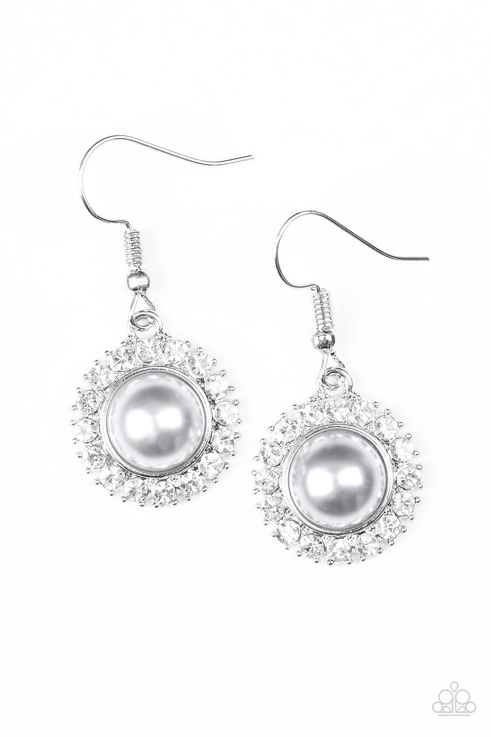 Silver Fashion Show Celebrity Earrings