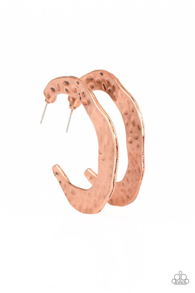Copper The HOOP Up Earrings