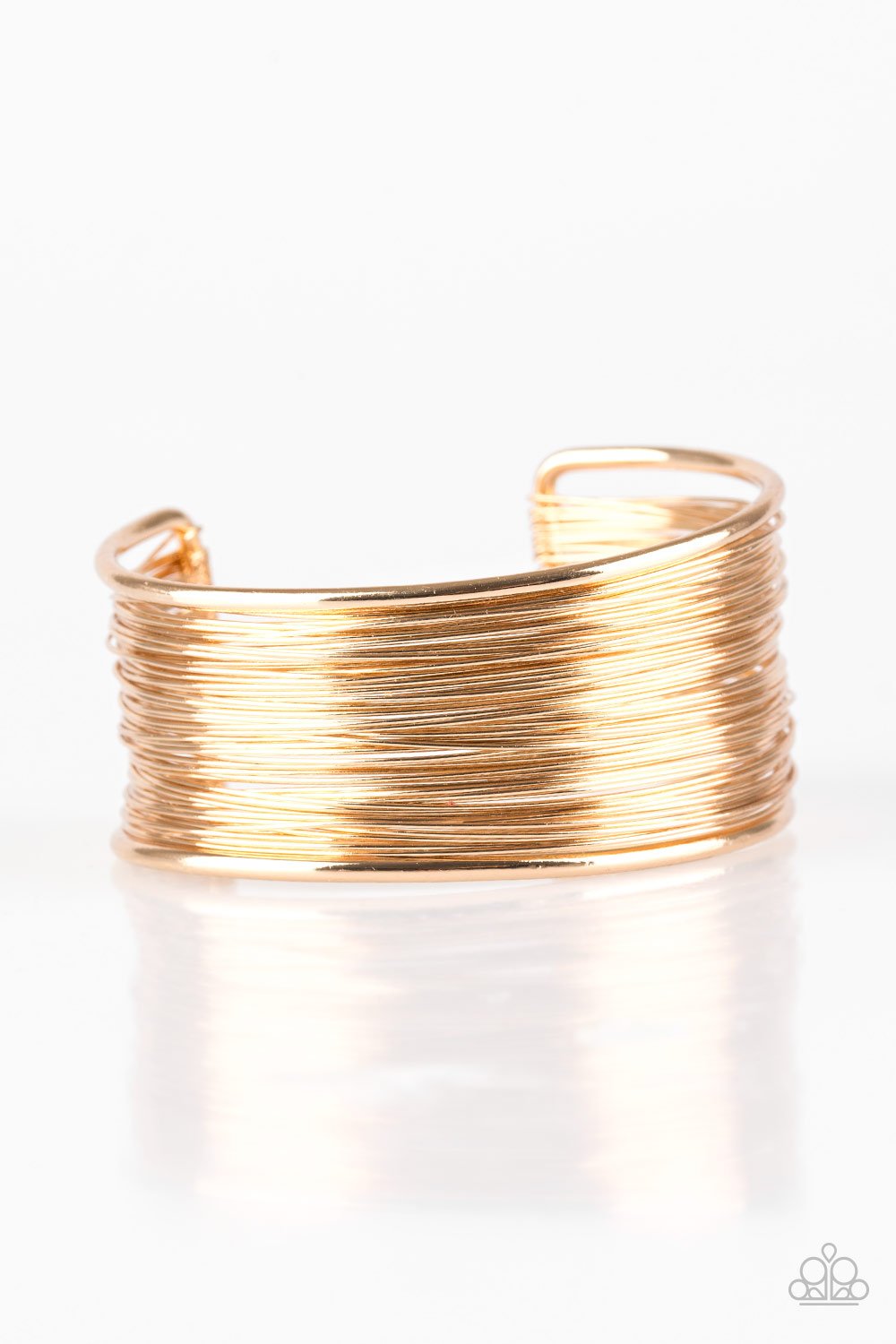 Gold Wire Warrior Cuff Bracelet