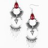 Progressively Pioneer - Red Earring