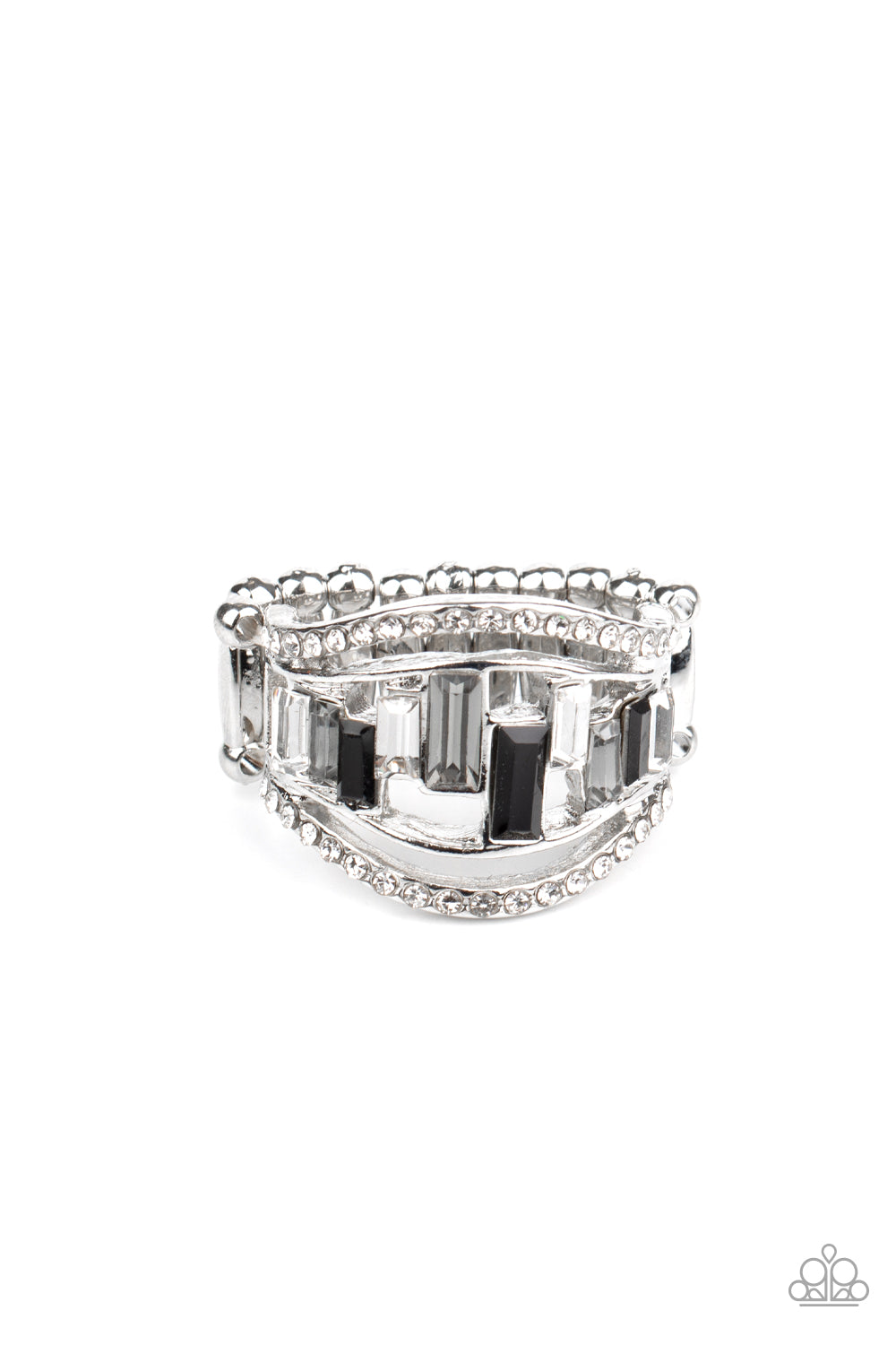 Treasure Chest Charm - Black Ring
