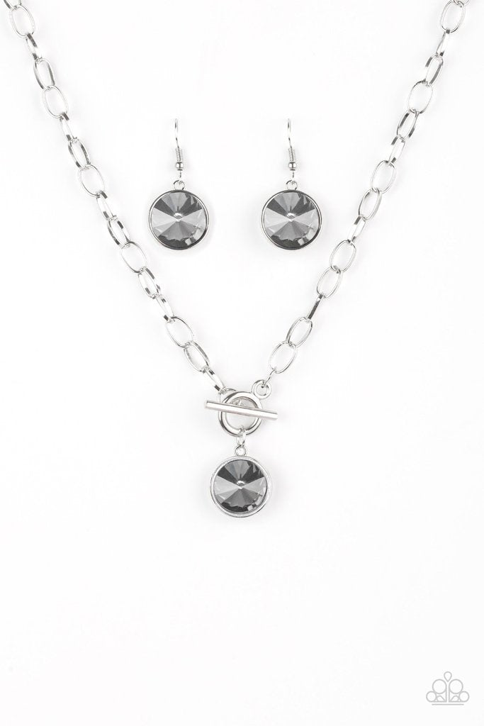 She Sparkles On - Silver Necklace