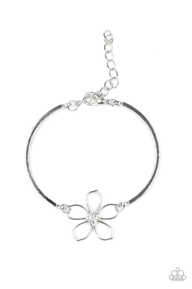 White Hibiscus Hipster Bracelet