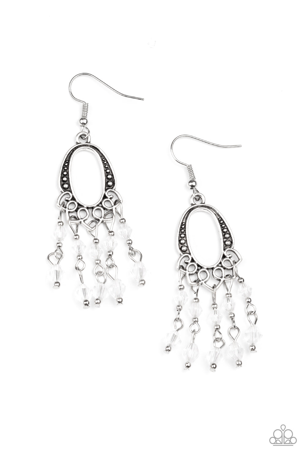 Not The Only Fish In The Sea - White Earring