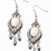 Enchantingly Environmentalist - White Earrings
