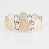 Dancing Dahlias - Brown Bracelet